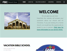 Tablet Screenshot of fbcpg.org